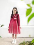 Set đầm tiệc kèm áo khoác Lovekids (10)